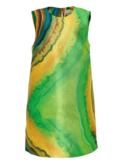 Alemais Printed Sleeveless Mini Dress In Multi