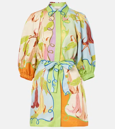 ALEMAIS ALÉMAIS RAFAELA PRINTED MINIDRESS