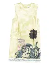 Alemais Rochester Floral-print Sleeveless Mini Dress In Green