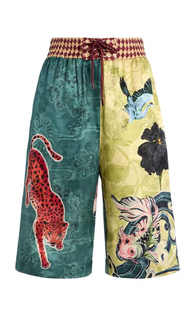 Alemais Rochester Jacquard Shorts In Multi