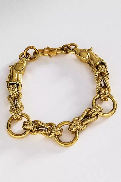 Alemais Rope Chain Bracelet In Gold