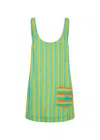Alemais Womens Multi Rosanna Striped Linen Mini Dress