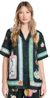 Alemais Royal Shirt In Dark Teal