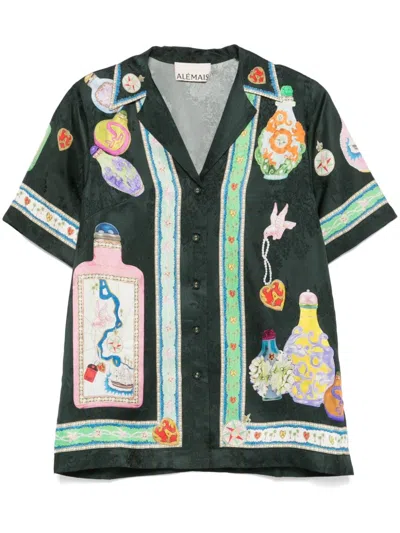 Alemais Royal Shirt In Dark Teal