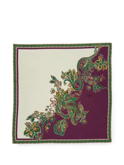 Alemais Ruthie Floral-print Silk Scarf In Multi