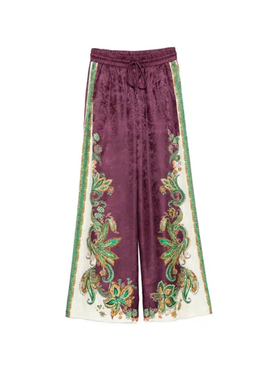 Alemais Ruthie Paisley-print Palazzo Pants In Multi