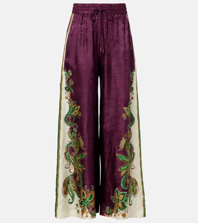 Alemais Ruthie Paisley-print Trousers In Multi