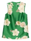 Alemais Sage Floral-print Sleeveless Top In Green