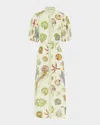Alemais Sea Linen Shirtdress In Cream