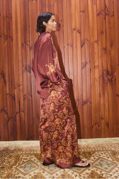 Alemais Seraphina Silk Pant In Multi