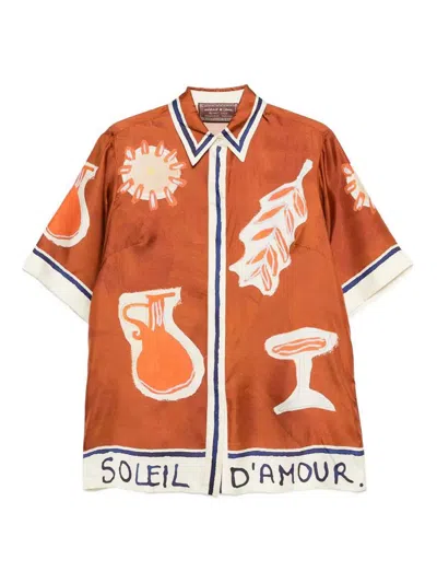 Alemais Shirt In Brown