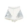Alemais Villa Romantica Printed Shorts In White