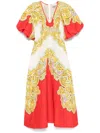 Alemais Sierra Midi Dress In White