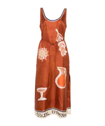 Alemais Sleeveless Dress In Multi