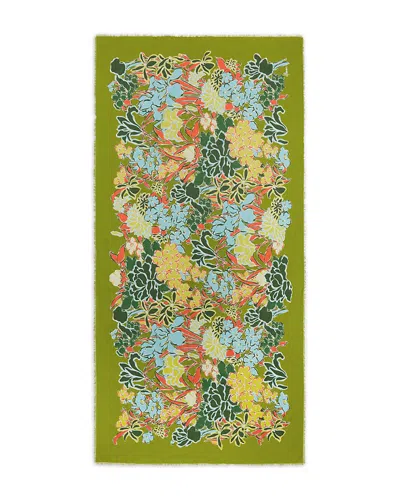 Alemais Solstice Cotton Pareo Wrap In Green