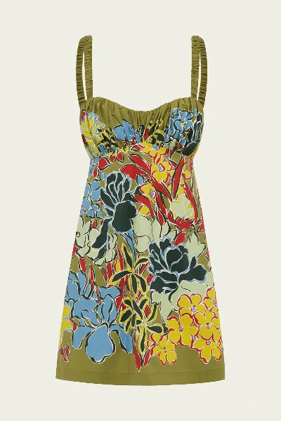 Alemais Solstice Mini Dress In Green