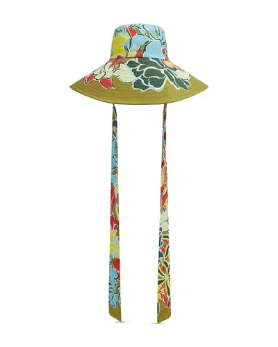 Alemais Solstice Wide Brim Tie Sunhat In Gray