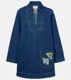 Alemais Speedy Denim Minidress
