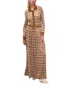 Alemais Stephanie Knit Shirt Dress In Brown