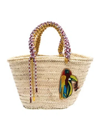 Pre-owned Alemais Straw Tote In Neutral