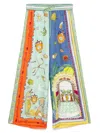 Alemais Surrealist Summer Hose In Blau