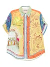 Alemais Surrealist Summer Shirt In Yellow