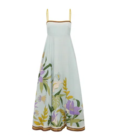 Alemais Suspender Dress In Blue