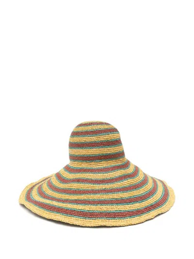 ALEMAIS ALÉMAIS TAMSIN RAFFIA WIDE BRIM SUNHAT ACCESSORIES