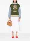 Alemais Anouk Tennis Sweater In Green