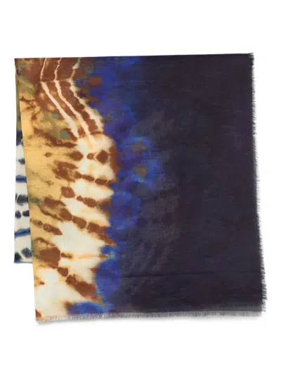 Alemais Tie-dye Tassel Pareo In Blue