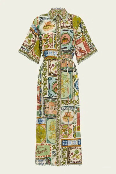 Alemais Tommasina Shirtdress In Multi