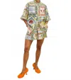 Alemais Tommasina Button-down Shirt In Multi In Green