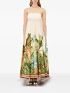 Alemais Toucan Tango Midi Dress In White