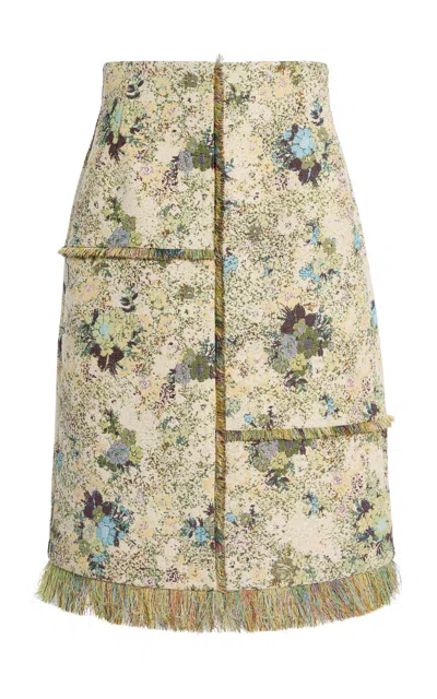 Alemais Alémais Whitney Knit Midi Skirt In Multi