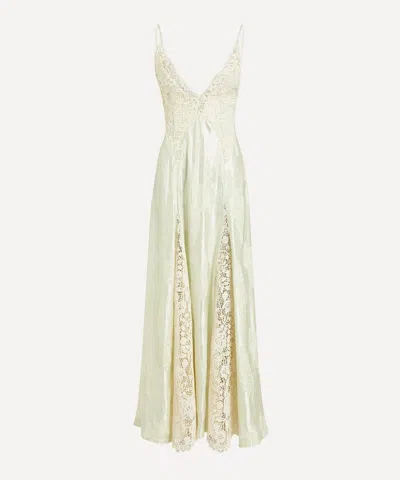 Alemais Women's Apollonia Pistachio Slip Dress In Neutral