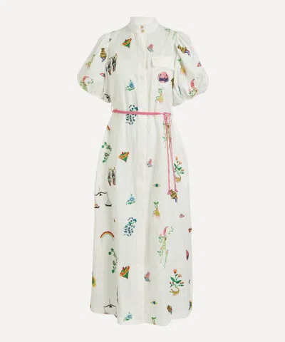 Alemais Women's Atticus Embroidered Shirtdress