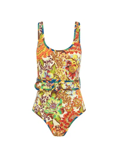 Alemais Women's Charlie Belted One-piece Swimsuit In Neutral