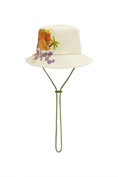 Alemais Women's Island Cove Bucket Hat In Cream In Multi