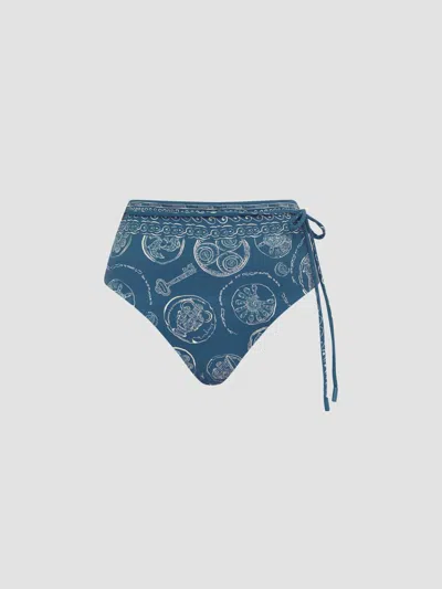 Alemais Women's Lucky High-rise Bikini Brief In Blue