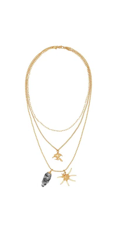 Alemais Women's Reverie Chain Charm Necklace In Gold