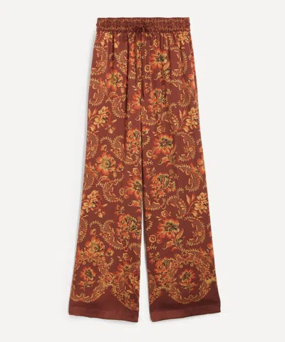 ALEMAIS ALEMAIS WOMEN'S SERAPHINA SILK JOGGER TROUSERS