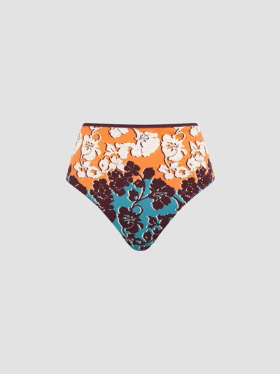 Alemais Women's Splice Floral High-rise Bikini Bottom In Multi
