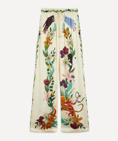 Alemais Women's X Meagan Boyd Printed Wide Leg Trousers