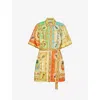 Alemais 'la Musica' Multicolor Dress With All-over Graphic Print In Multi