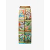 Alemais Womens Multi Lucky Pace Graphic-print Wide-leg Mid-rise Silk Trousers