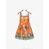Alemais Womens Multi Rocco Graphic-pattern Flax Mini Dress In Multi