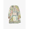 Alemais Womens Multi Tommasina Floral-print Ramie Mini Dress In Multi