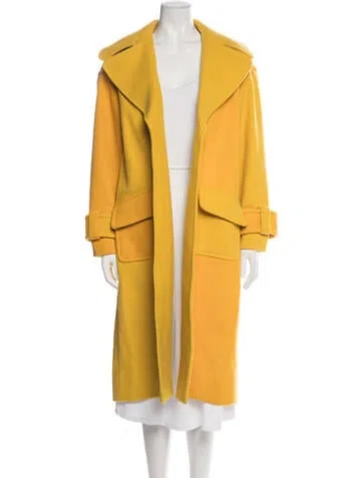 Pre-owned Alemais Wool Jacket In Yellow