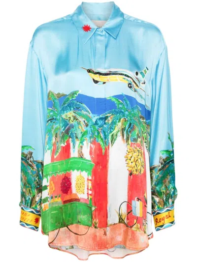 Alemais X Adam Lester All Board Hemd In Multicoloured
