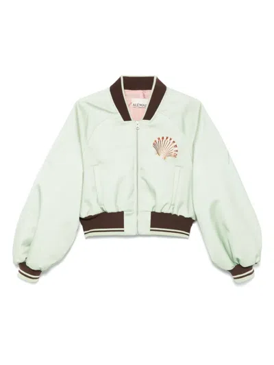 Alemais X Sam Pauletto Cropped Bomber Jacket